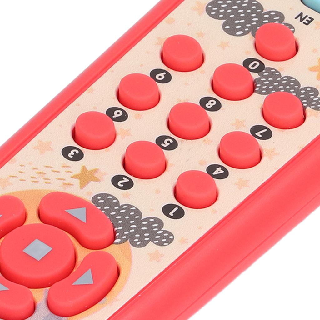 TV Remote Control Toy Baby Simulated Remote Control Toy with Sound and Light for Early Education Learning