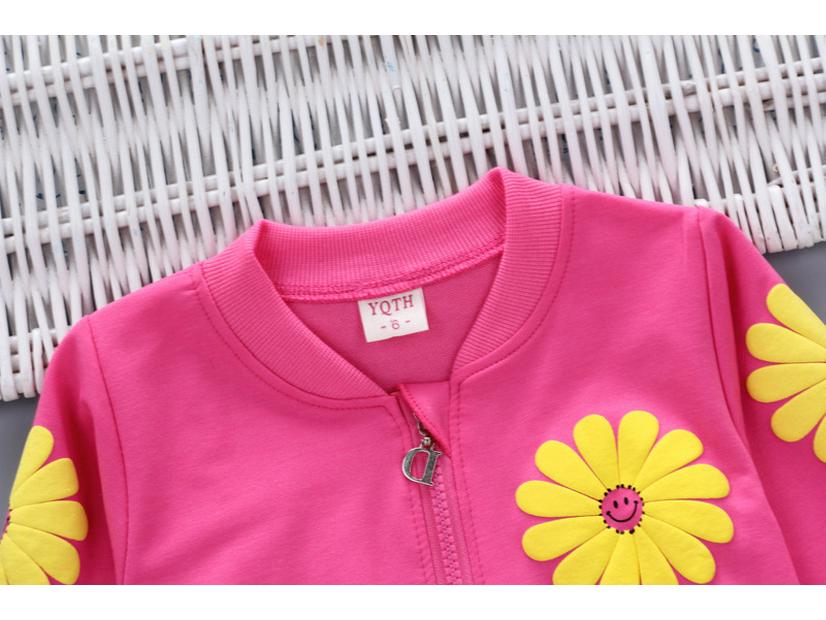 Spring & Autumn Fashion 3-Piece Set for Baby Girls: New Style Children's Clothing