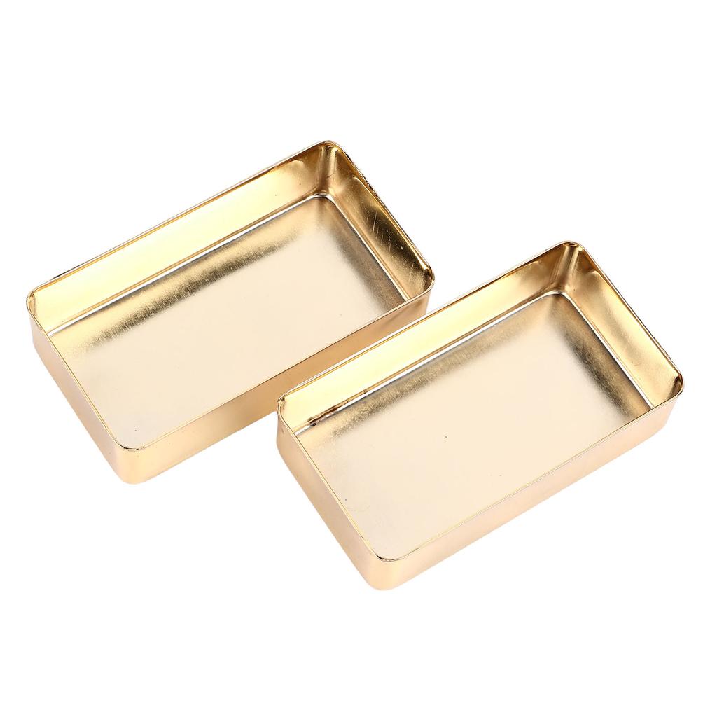 2PCS Electric Guitar Pickup Cover Closed Type Sealed Humbucker Double Coil Pickup Brass Enclosure Gold