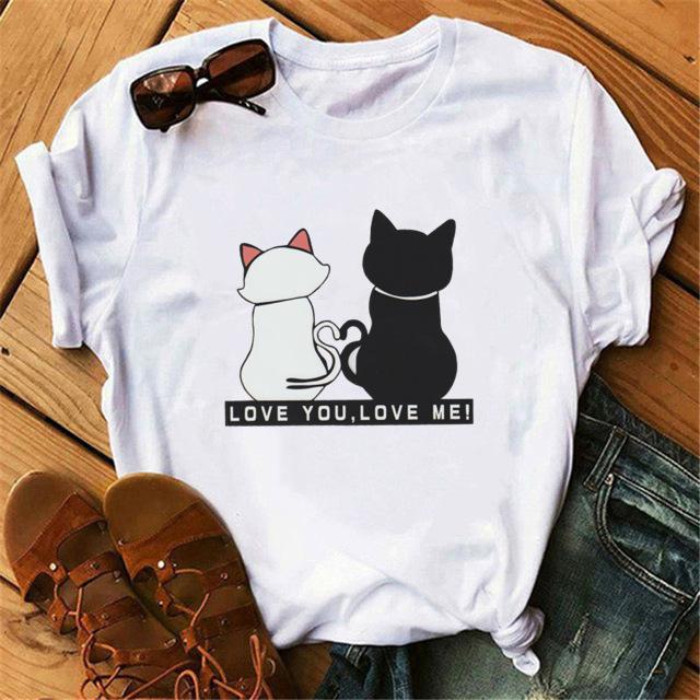 Vintage Creative Casual Bull Tau Graphic Women's T-Shirt 90S Goth Summer O-Neck Blouse Short Sleeve Female Tops Kpop Y2K Clothes