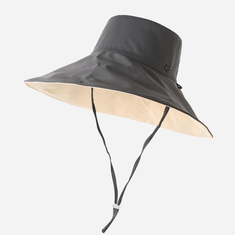 

Женская двусторонняя шляпа-панама Jiao Xia - Защита от УФ-лучей весна/лето с широкими полями Adult One Size (Fits 55-58cm Head Circumference)