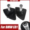 For BMW 1 Series E81 E82 E87 E88 2003-2013 Car-styling 5/6 Speed Level PU Leather Boot Gear Stick Shift Knob