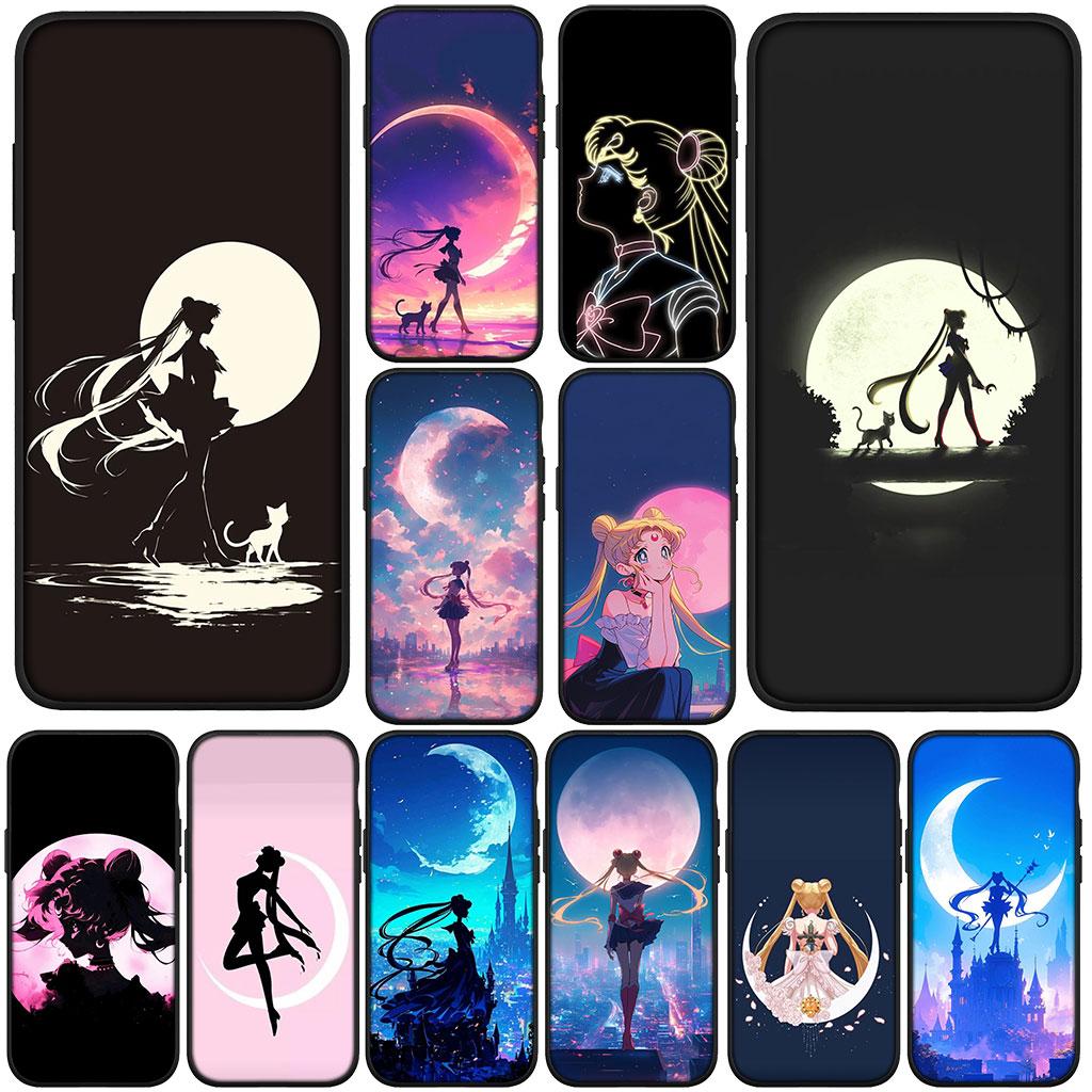 Anime S-Sailors Girl Moons Poster Phone Cover for Samsung Galaxy S25 S24 S23 Fe Ultra Plus S7 Edge A05 A06 A16 A55 A15 A35 Case