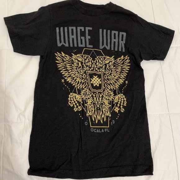 Poster Tour Wage War Band Shirt Classic Black Unisex S-5XL 1G0403 Unisex T-Shirt L