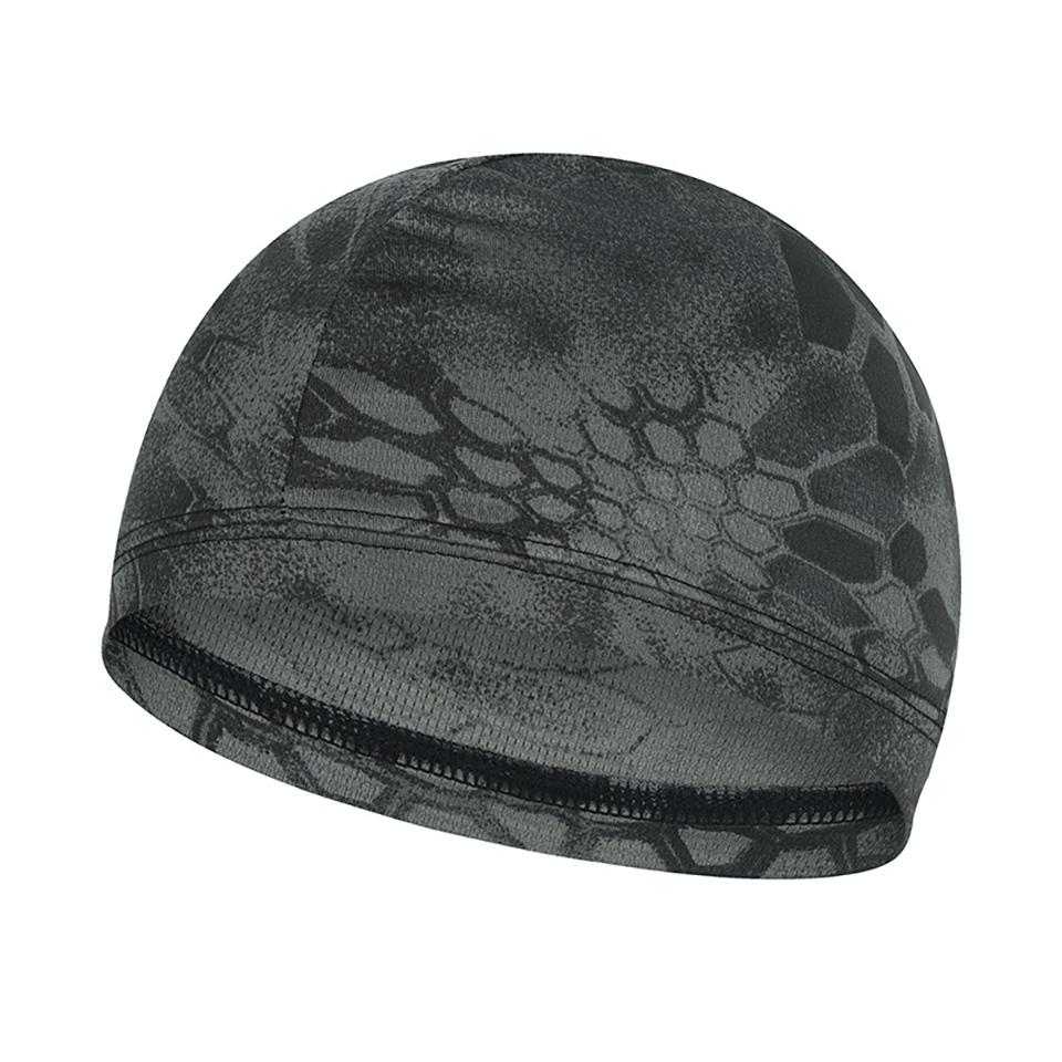 Cycling Hiking Cap Breathable Quick Dry Mesh Camo Print Bike Motorcycle Helmet Liner Sweat Wicking Sports Running Hat
