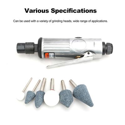 Kit de Meuleuse Pneumatique Droite 16 Pièces 14 Pouces 3mm6mm Outil de Meulage Rotatif Pneumatique Meuleuse à Air Polissage