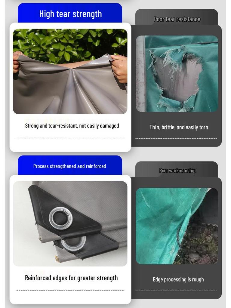 Langlebige Wasserdichte Sonnenschutz-Segeltuchplane