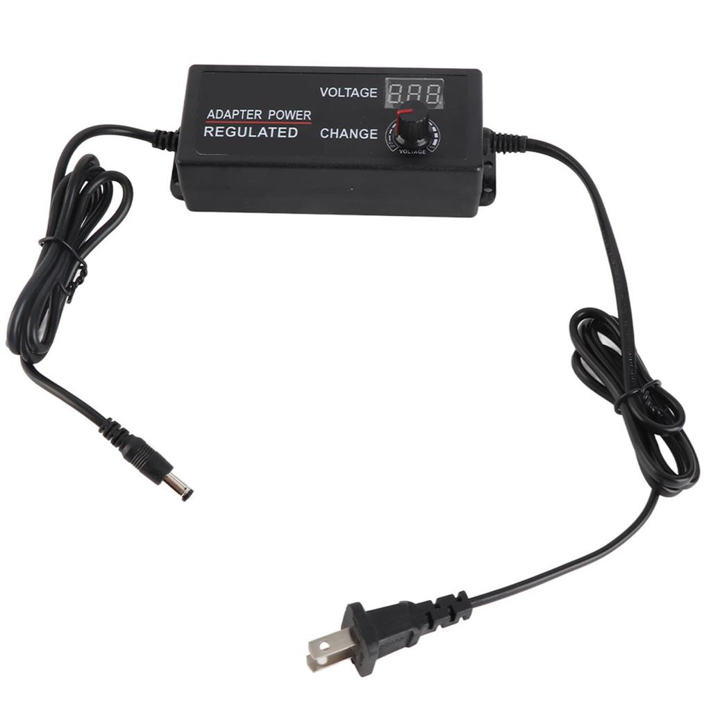 2.5A 72W DC 9V 24V Adjustable Power Adapter Voltage Display Speed Controller