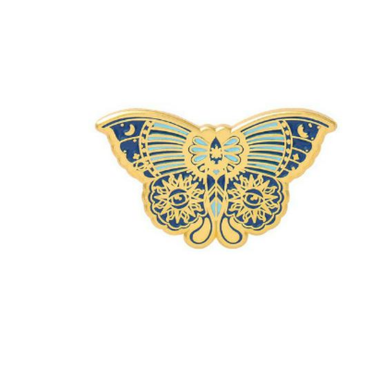 Cross-Border Hot-Selling Butterfly Brooch Series: Metal Insect Bag Accessories