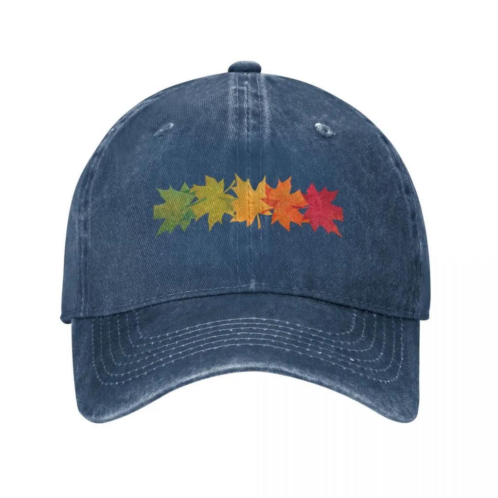 Falling Maple : Brown Baseball Cap Trucker Cap Golf Men Cap Women'S