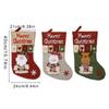 Santa Claus Snowman Elk Christmas Socks Cartoon Christmas Tree Ornaments  Holiday Decor