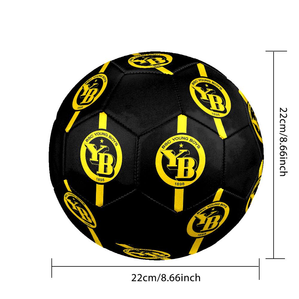 1 pz Pallone da Calcio BSC Young Taglia 5 Pallone da Calcetto Indoor Moda Colorato Gioco in Giardino - Ottimo Regalo per Appassionati di Sport HE30