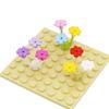 Flower Stem Plant Landscape 7 Petal Flowers for Small Building Block Flower Bed Ornament Compatible with LEGO Garden 32606 95831