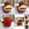 Adorable Capybara Plush Keychain Cute Cartoon Doll With Premium Pp Cotton Filling For Accessories
