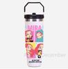 30Oz Anime K-Pop Large Capacity Portable Car Cup Stainless Steel Thermos Cup with Straw Handle Travel Sports Water Bottle Vacuum Flask