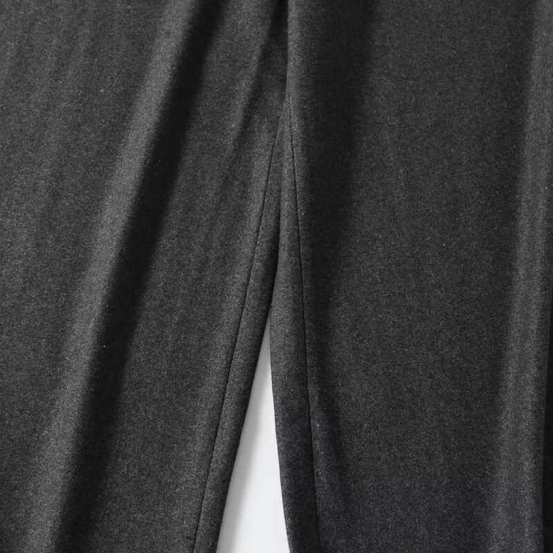 Dámské jarní volné kalhoty s širokými nohavicemi pro dojíždění do práce 2025