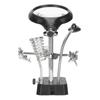 Magnifier Auxiliary Clip Adjustable Desktop Stand Fixing Cramp Lamp Holder Installation Tool
