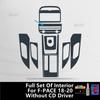 For JAGUAR F-PACE 2016- Screen TPU Transparent Protect Film Car Interior Sticker Gear Navigator Door Panel Car Accessories