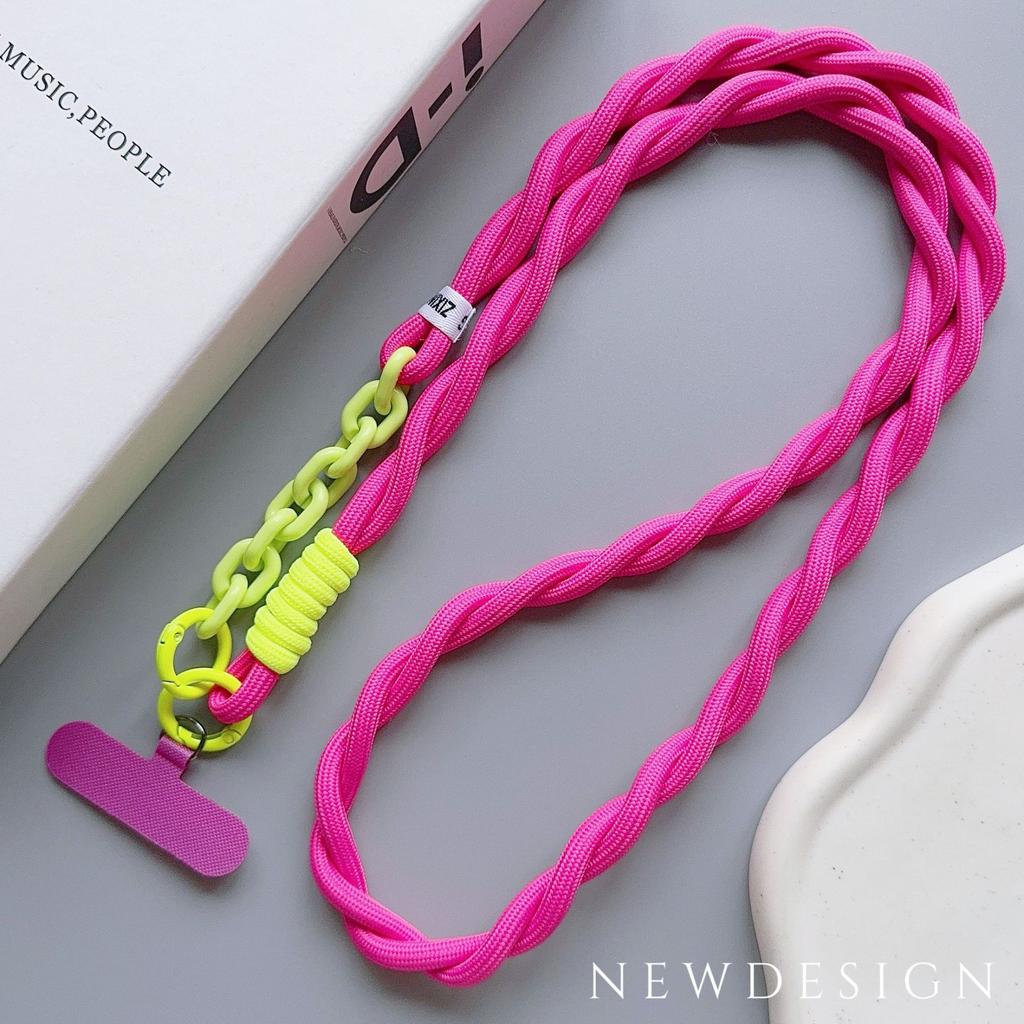 Creative Knot Mobile Phone Universal Lanyard Crossbody Rope Long Phone Lanyard Shoulder Strap Outdoor Phone Case Bag Lanyard