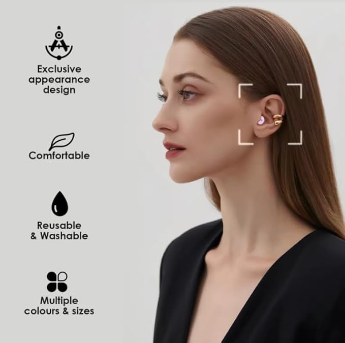 Onomie Loop Earplugs For Noise Reduction High Fidelity Ear Protection For Concerts,Work,Noise Reduction,Studying,Musicians,Motorcycles,Relaxation