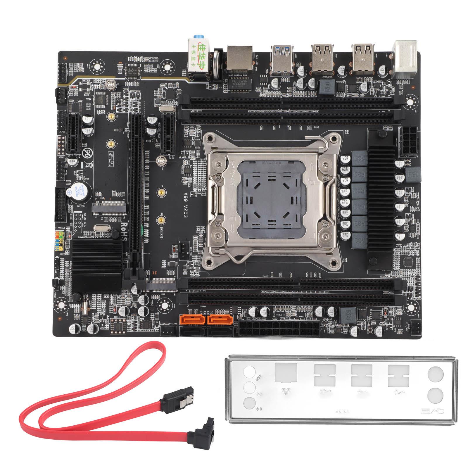

Motherboard USB3.0 Interface DDR4 Dual Channel Memory LGA2011‑3 Pin PCB Material Computer