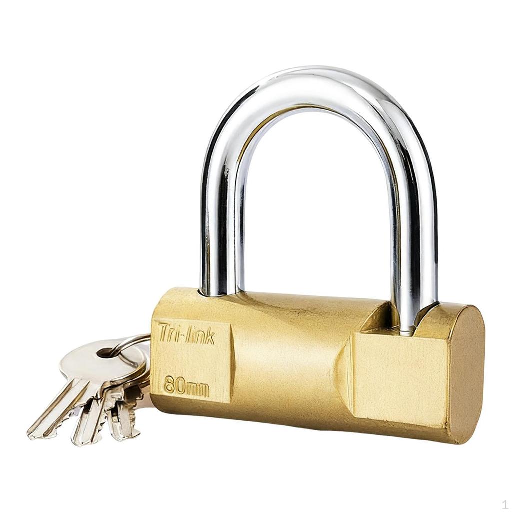 Heavy Duty, Metal Padlock with Key And , Ideal for Storing Small Items In Drawers, Cabinets,
