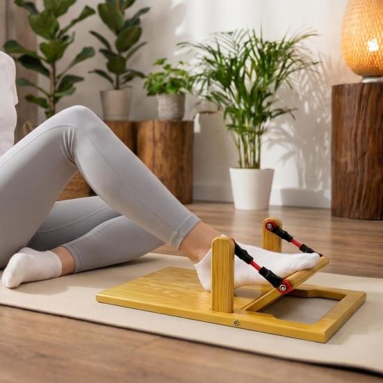 Wooden Calf Stretcher Slant Board Achilles Tendonitis Plantar Fasciitis Pain