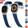 Silicone Band For Iwatch Ultra 3/2 49mm 42 44 45 46mm 3 Style Sport Strap For Apple Watch S11 10 9 8 7 6 SE3 Breathable Bracelet
