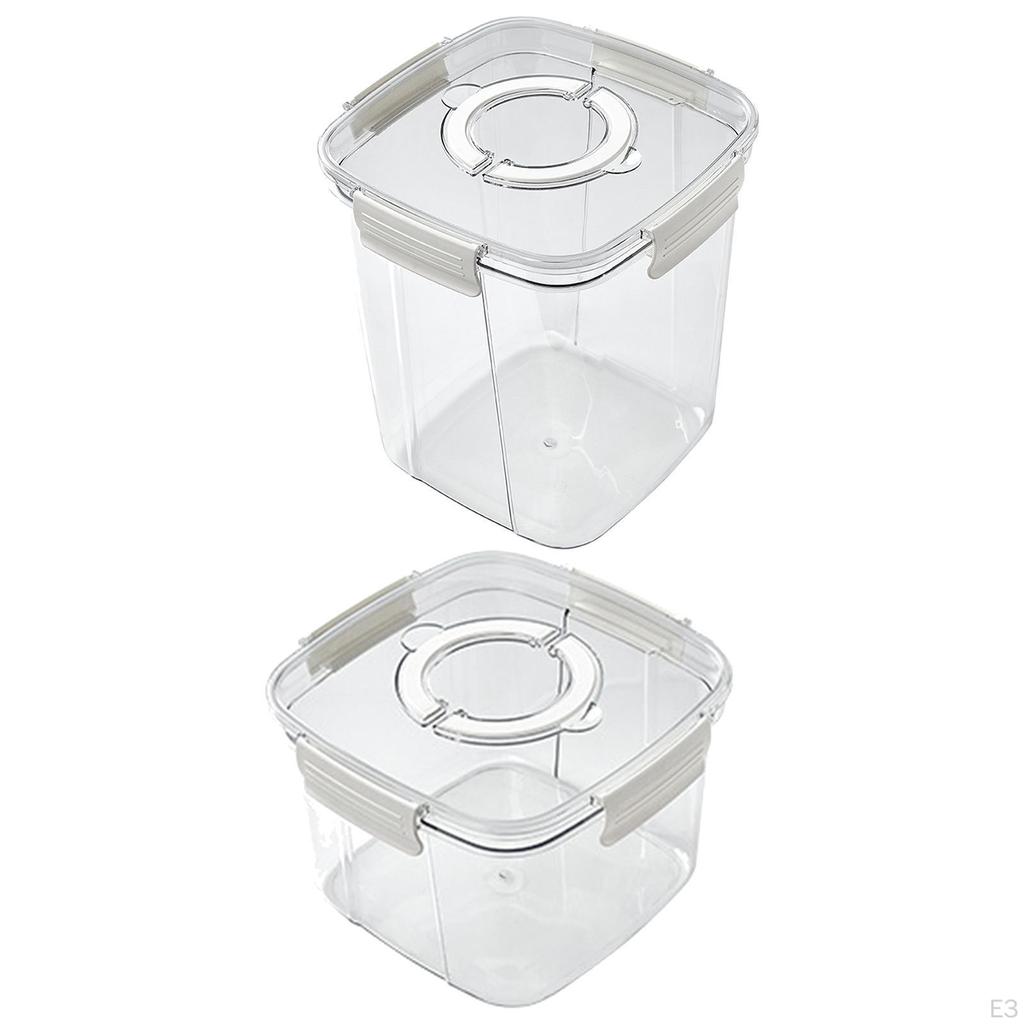 Trockenfutterbehälter Luftdichter Behälter Behälter mit dem Becher Große Kapazität Reis für Schrank Küche