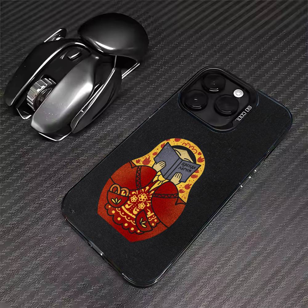 

Matryoshka Art Russian Phone Case For iPhone 17 16 15 14 13 12 11 Pro Max XS Max 7 8 Plus Shockproof Silicone Matte Cover iPhone15PRO