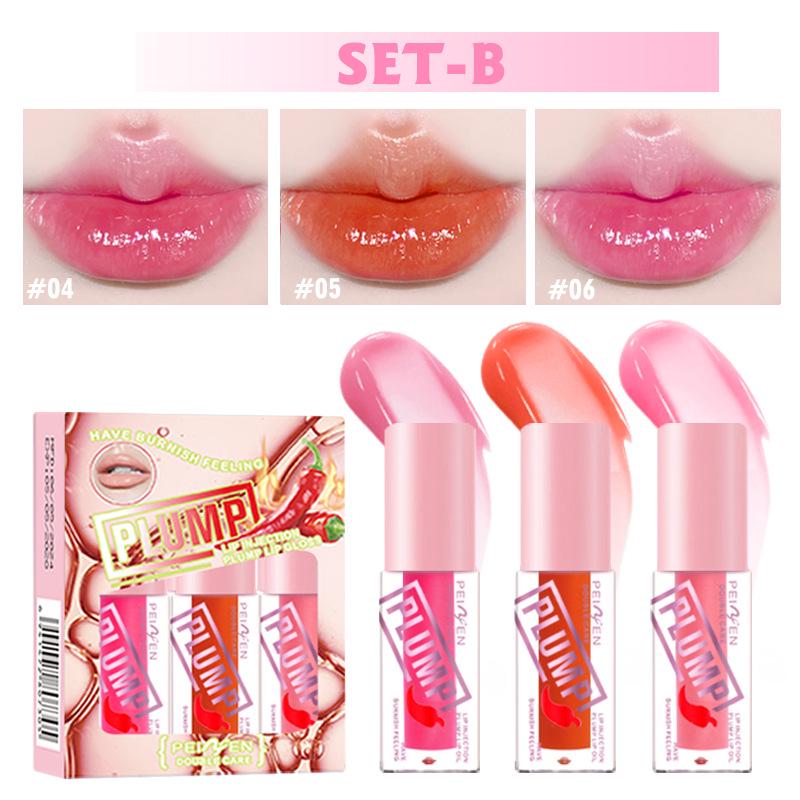 PEINIFEN Lip Nectar Set: Long-lasting, Matte, Moisturizing, and Waterproof Plumping Gloss