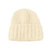 Korean Version of Women's Wool Hat Fashionable and Versatile  Big Head  Ear Protection  Cold Cold Hat  Solid Color Simple Hat