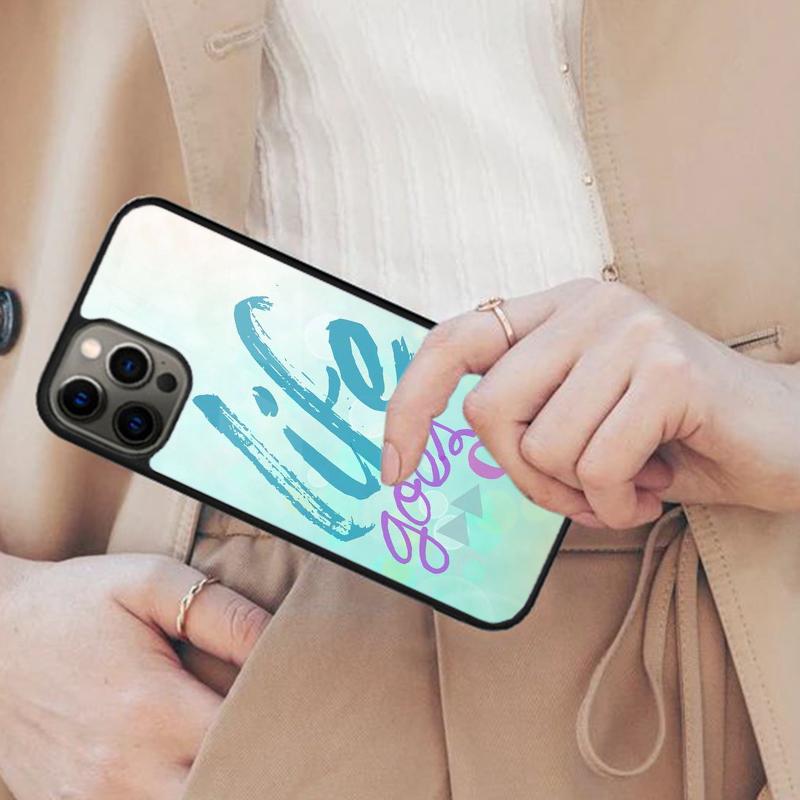 Life Goes On Magnetic Phone Case For APPLEiPhone 17 Air 16 16e 14 13 12 11 Pro Max 15 Plus Wireless Charge With MagSafe Cover