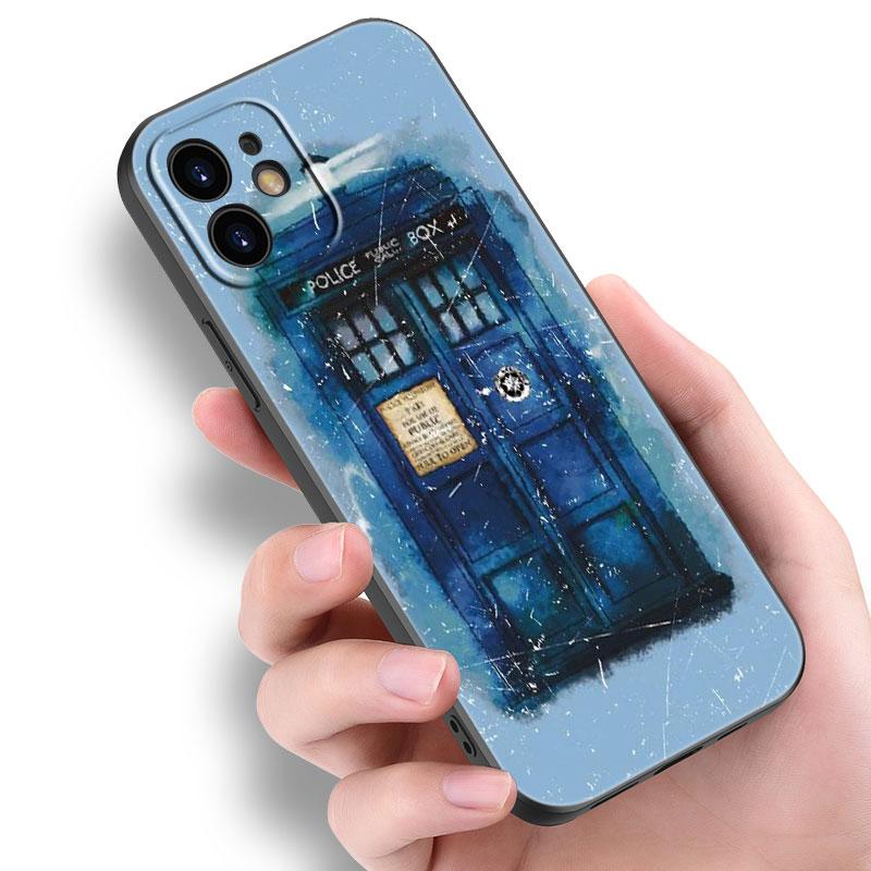 

Чехол Tardis Box «Доктор Кто Ван Гог» для Apple iPhone 14 13 12 Mini 11 Pro Max 7 8 XR X XS 7 8 Plus SE 2020 2022, мягкий чехол iPhone 14