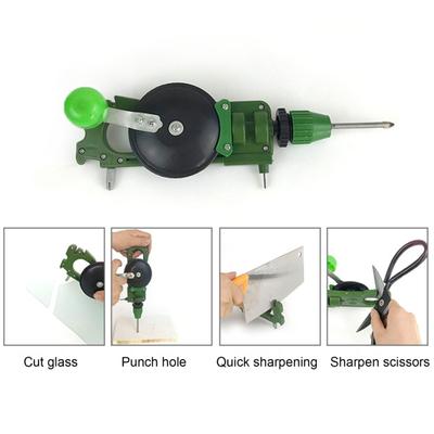 Powerful Precision Hand Drilling Machine Metal Woodworking Manual Crank Drill Home