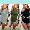 Fashionable Damen Tarnung Long Sleeve T-shirt Blouse Combining Comfort And Trendy Appeal