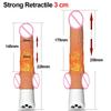 Remote Control Automatic Realistic Dildo Heating Vibrator for Women G-spot Dildo With Suction Cup Thrusting Penis Female Sex Toy