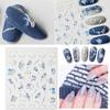 Turkalla 5D Nail Set of Lace Flower Etched and 3D Nail Gel Easy To DIY Flower Art Nail Nail Floral Pattern Stickers, 6, Stickers, Transparent, Effect,