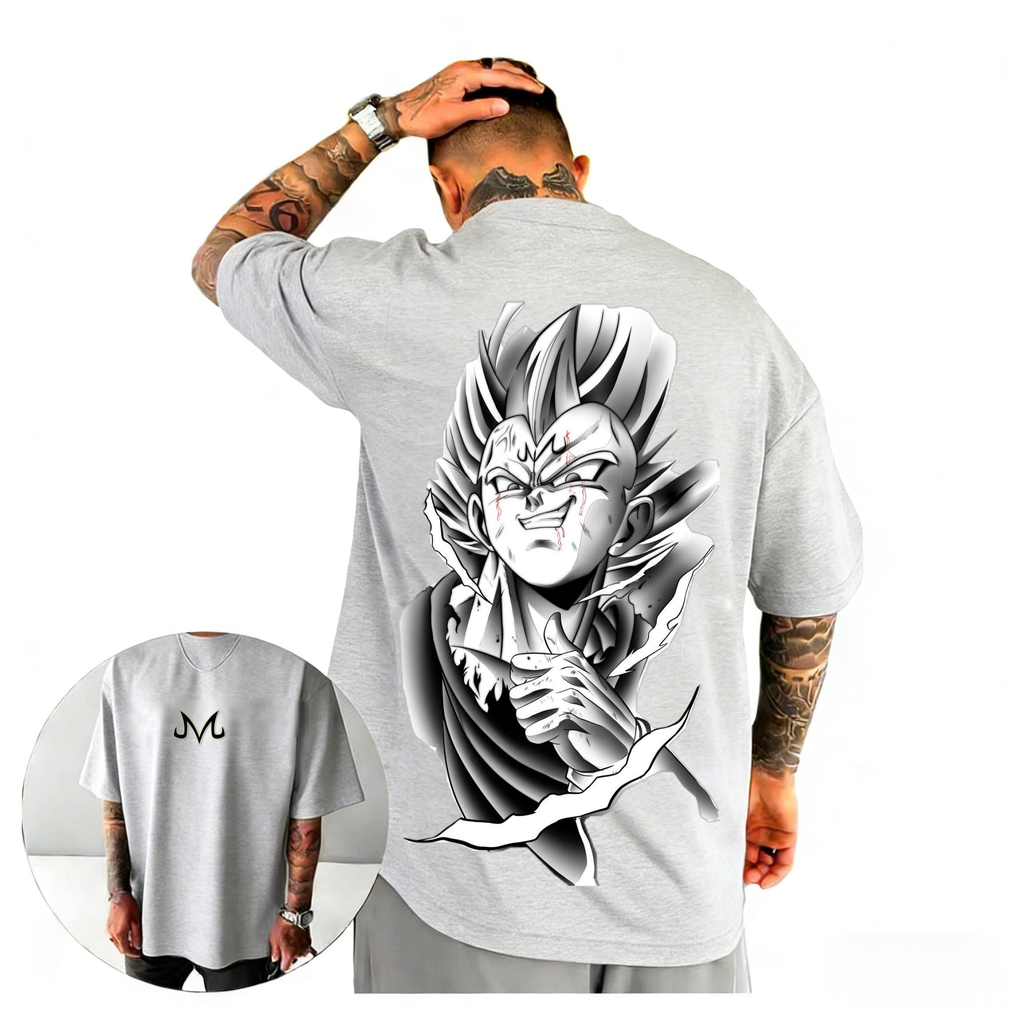 GUOYAN TOP 2026 Dragon Ball Z Gohan T-shirt Unisex Gothic Anime Grafische Print Puur Katoen Ronde Hals Casual High Street Tops L