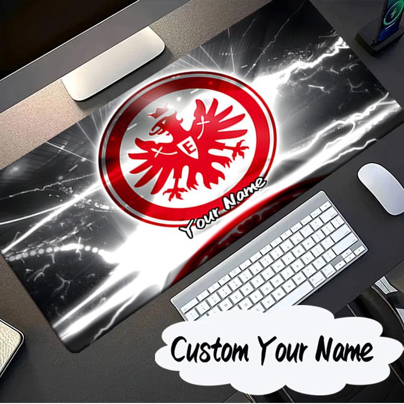 Custom Name Mouse Pad Eagle Crest Frankfurt Emblem Mouse Pad, Gaming Mouse Pad, Keyboard Pad, Desk Decor for Computer Notebook Fan Birthday Gift
