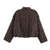 Womens Fashion Pilot Jacket Loose Fit Zip Up Casual Top