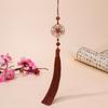 Full Bloom Round Moon Tassel DIY Handmade Hanfu Bag Pendant Cheongsam Ornament
