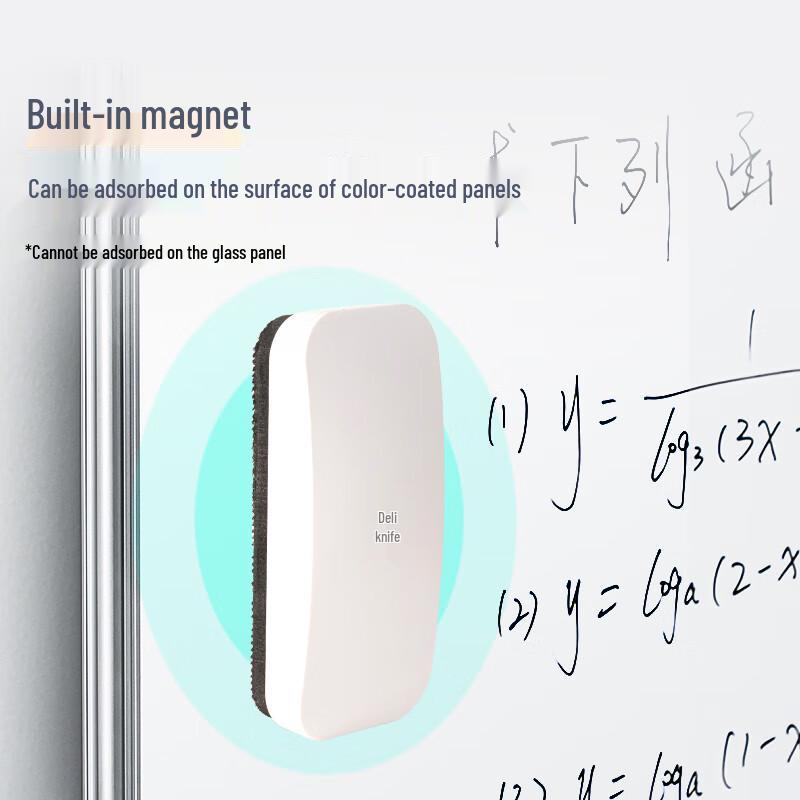 Deli Magnetic Whiteboard Eraser Set