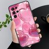 Phone Case For Samsung A17 A55 A16 A56 A35 A15 A53 A54 A33 A34 A25 A05S A52 A52S A07 A26 A06 Love Pink Heart