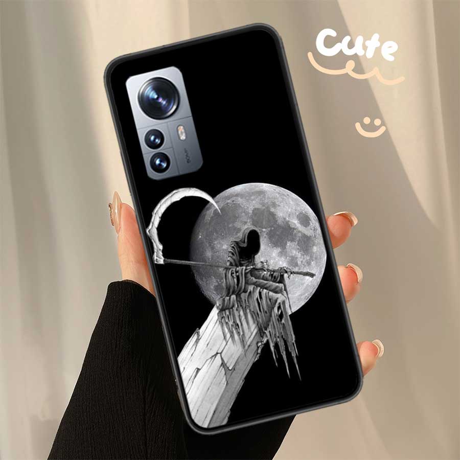 Death Grim Reaper Skull Phone Case For Xiaomi Poco X7 X6 X5 X4 X3 GT NFC M4 M5 Pro 5G M3 Mi F6 F5 F4 F3 F2 F1 Capa Coque TPU Cov
