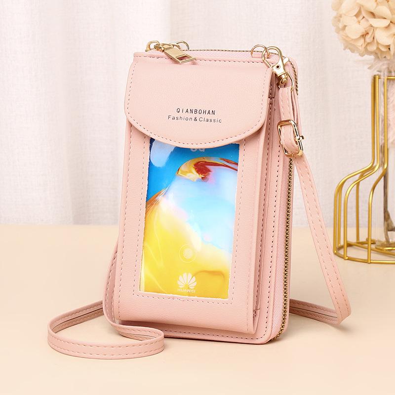 Women's Crossbody Touchscreen Phone Bag: Multifunctional Wallet & Small Shoulder Pouch