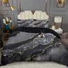 Colored Marble Print Quilt Cover Set Fashion Cool Simplicity Gilding Cover Bedding Cover Polyester Comfortable Duvet Cover