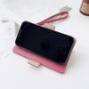 Carina custodia a portafoglio in pelle con coniglio e fiore 3D, supporto per telefono, per iPhone 17 Air 16 15 PM 14 13 12 11 Pro Max XR XS SE 16e 6 7 8 Plus, slot per schede, cover a libro