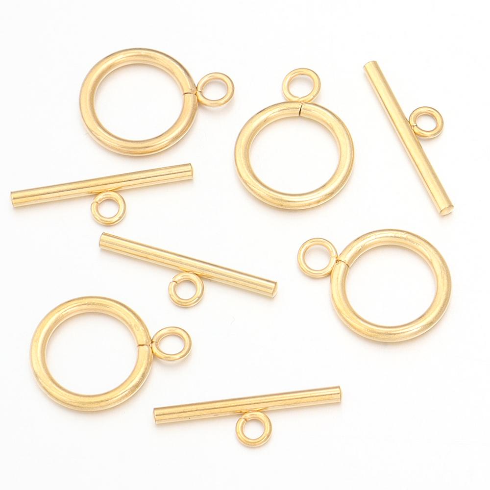 4-5Sets/Lot  Metal OT Clasps Connectors For Bracelet Necklace DIY Toggle Clasps Buckle Jewelry Making Supplies Connectors