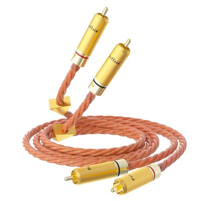RCA Audio 24K Kabel Kabel, Pozlacené Konektory, Zvuk s Vysokou Věrností, 1m/1.5m (1,5 m)